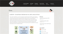 Desktop Screenshot of karyon-project.eu